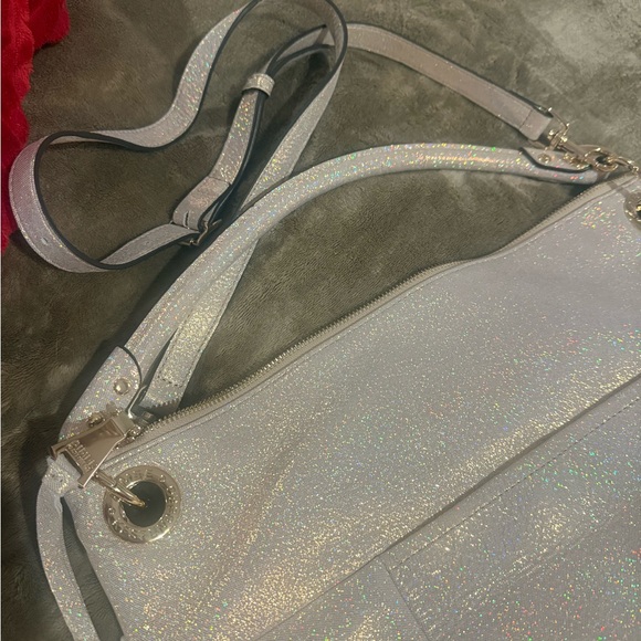 Aimee Kestenberg Shimmering Cream Shoulder Bag - Picture 6 of 13